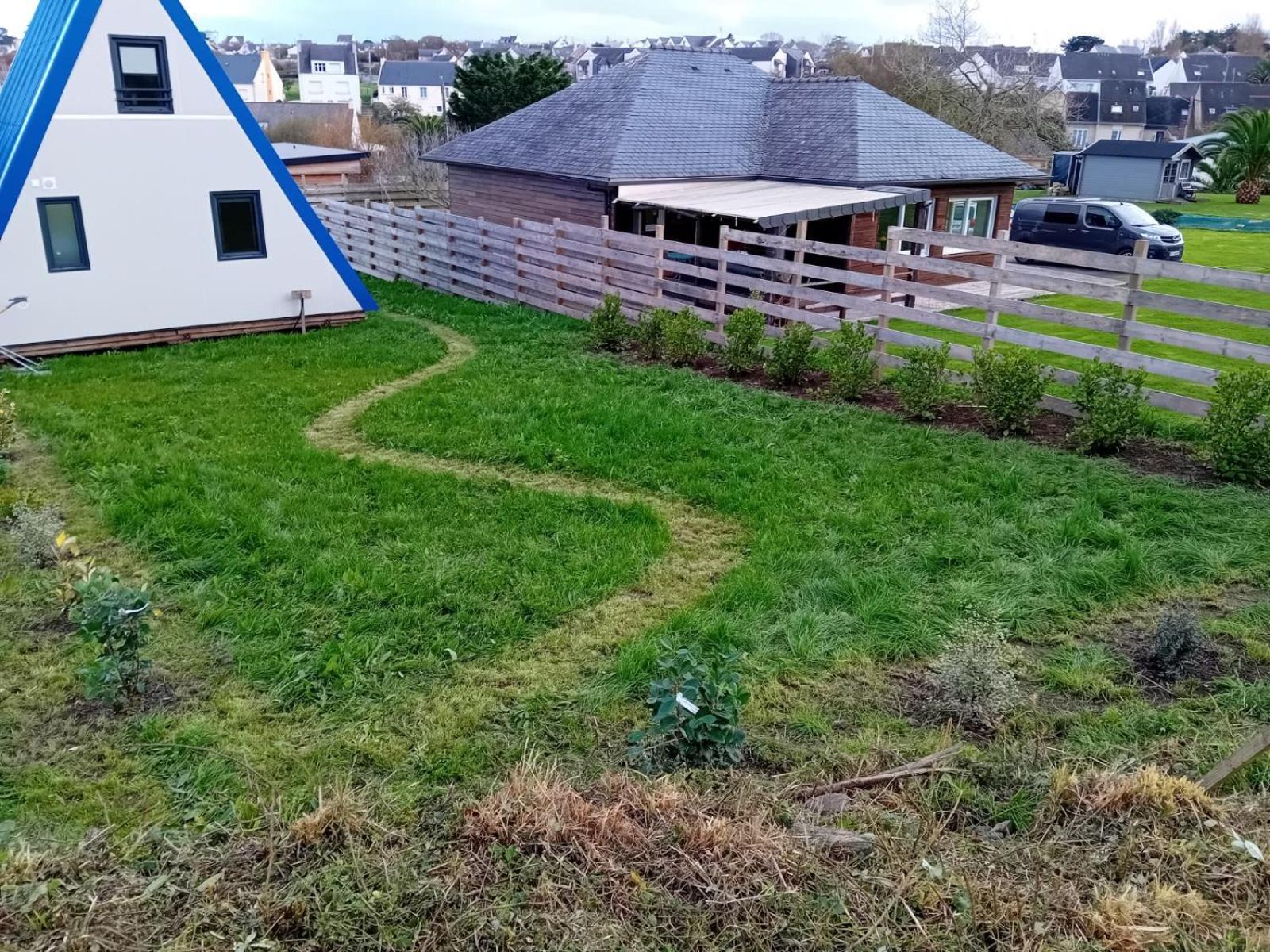 Le Tipi Bleu Tiny House Neuve Avec Terrasse Et Jardin Villa Camaret-sur-Mer Kültér fotó